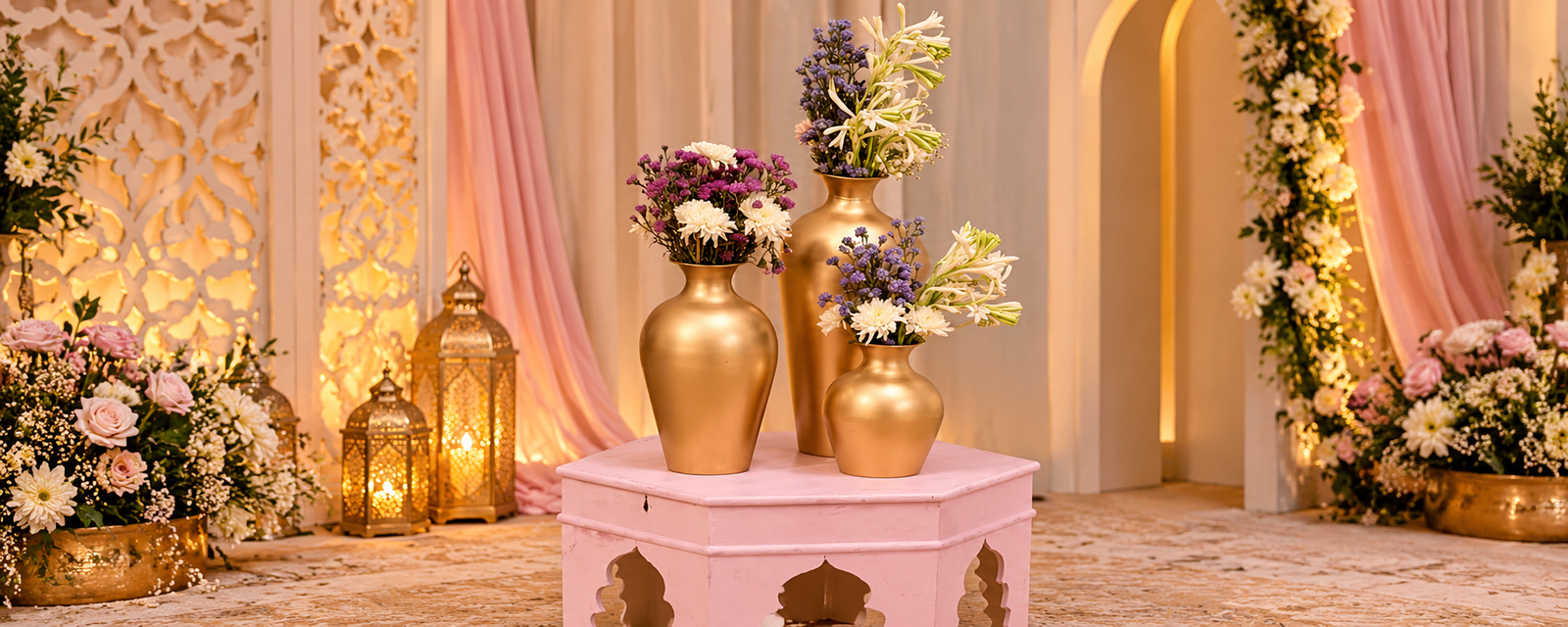 Decorative vases by Royal Handicrafts