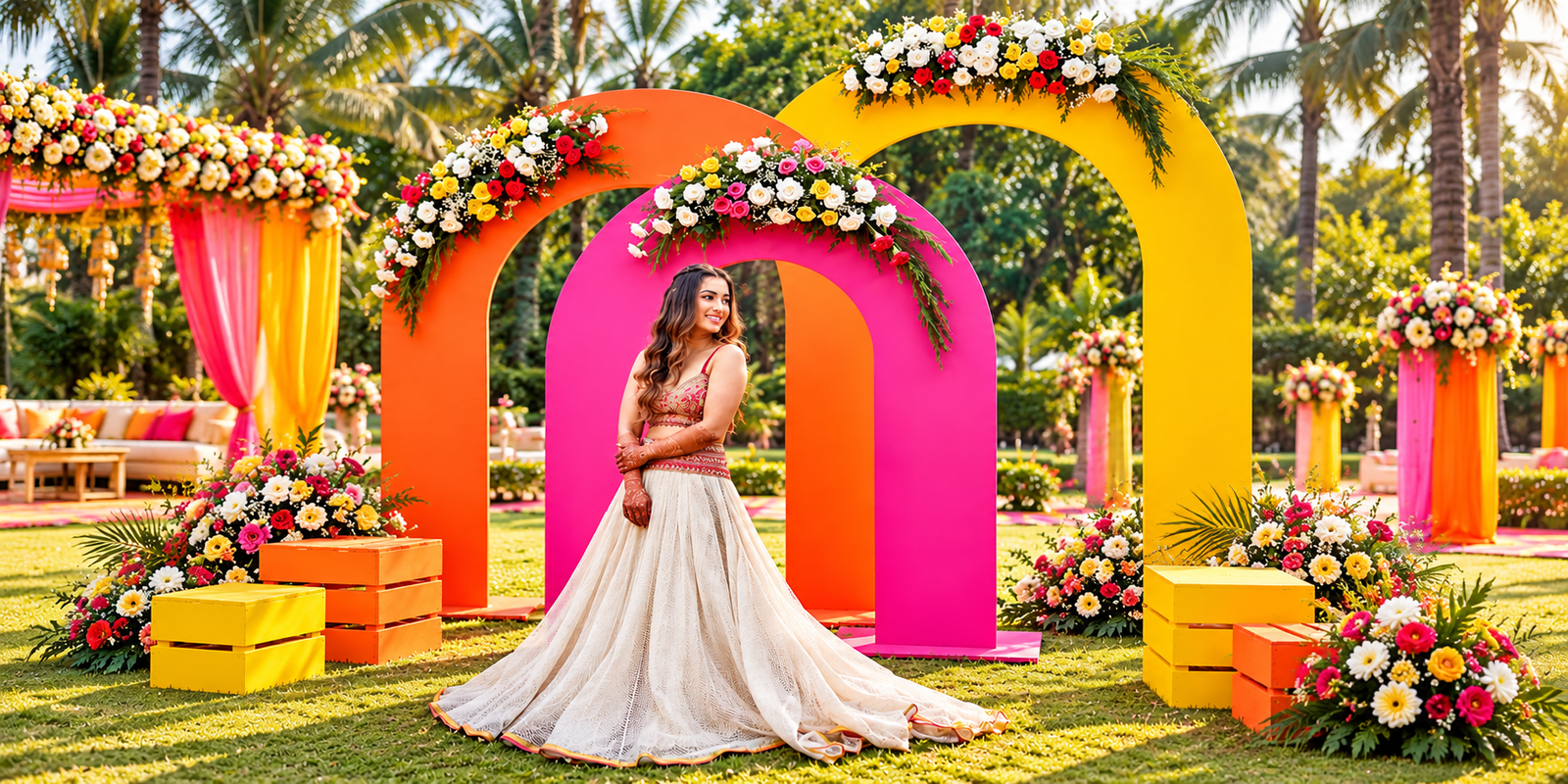 Wedding decor arches